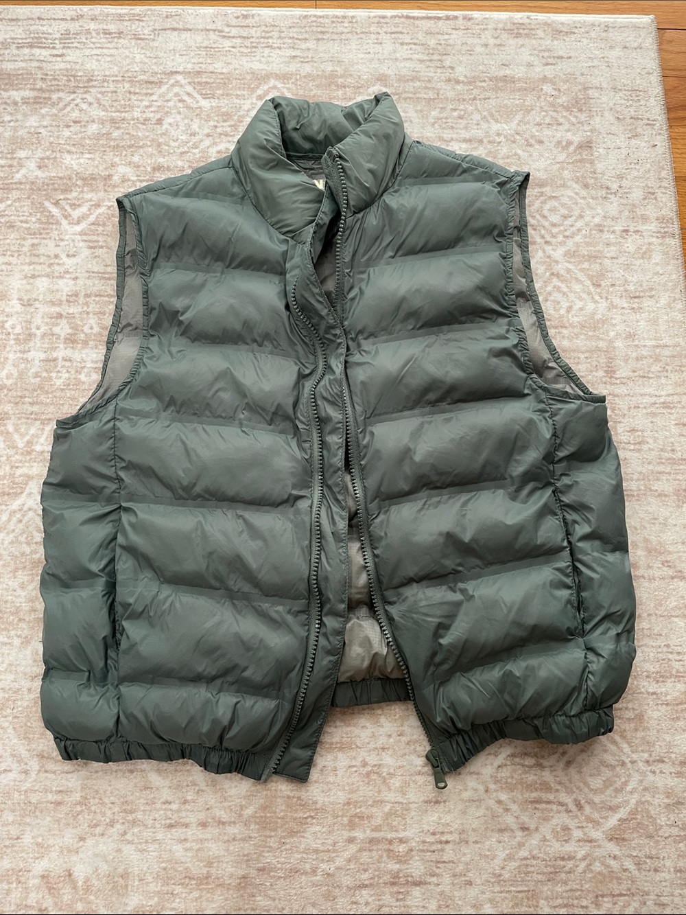 Zara Kids Green Puffer Vest